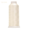 A spool of white high tenacity machine embroidery thread labeled Col.1949.