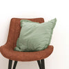 Washed Cotton Solid Cushion Cover with Tassel Fringe
