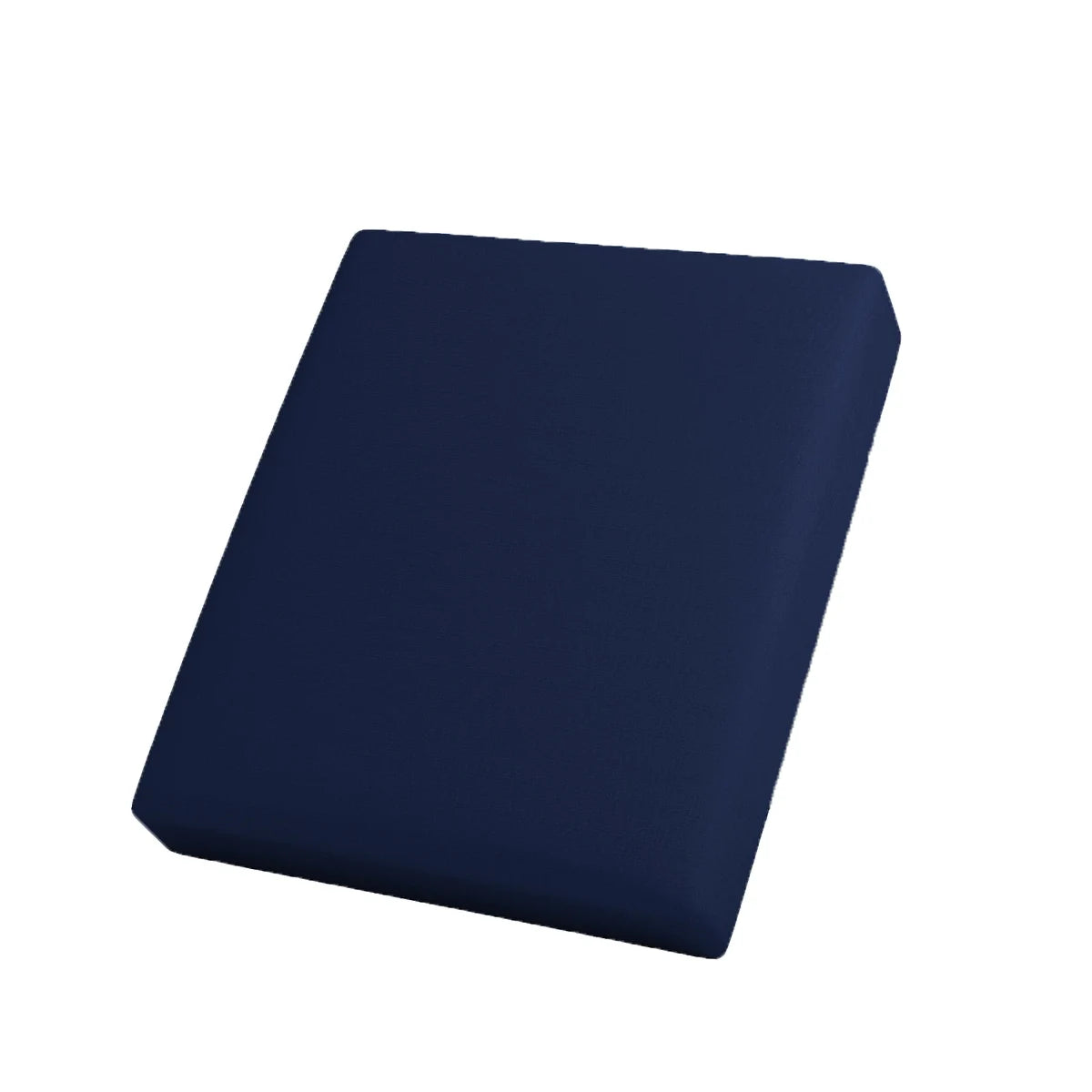 A dark navy blue removable elastic sofa seat cushion cover.