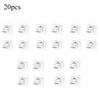 20 pieces of self-adhesive curtain rod clips for window and wall installation
