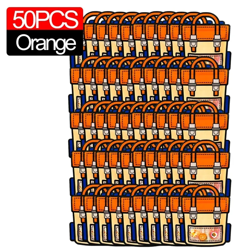50 pieces of orange cute cartoon birthday and party goodie bags