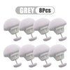 Grey adjustable quilt and fabric clips in a pack of eight
