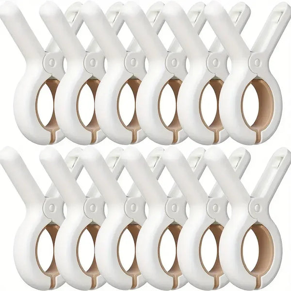 Heavy-Duty Plastic Clothespins with Rust-Resistant Springs