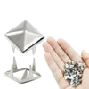 Square Pyramid Metal Studs for DIY Leathercraft and Punk Fashion