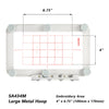 SA434M Large Metal Hoop with 6.75 inch diameter and 4 inch height for embroidery