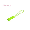 Bright lime green replacement zipper pull for bags and apparel
