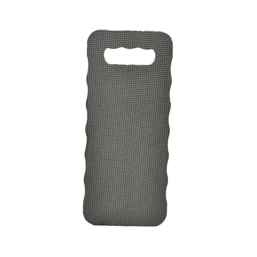 A thick protective kneeling mat designed for use on hard floors.