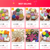 A collection of colorful sequin bow patches and iron-on flowers for DIY decoration.