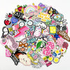 Assorted cartoon embroidery patches featuring various cute and whimsical designs for DIY projects