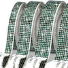 Rolls of crystal rhinestone sticker ribbon with diamond trim for crafts and decor