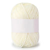 A ball of soft white milk cotton knitting yarn