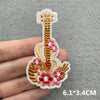 Embroidered iron-on patch featuring a detailed Western cowboy theme with floral and decorative elements.