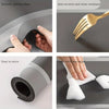 A set of protective mats for laundry appliances, showing smooth cutting edges, anti-scratch utensils, and easy storage option