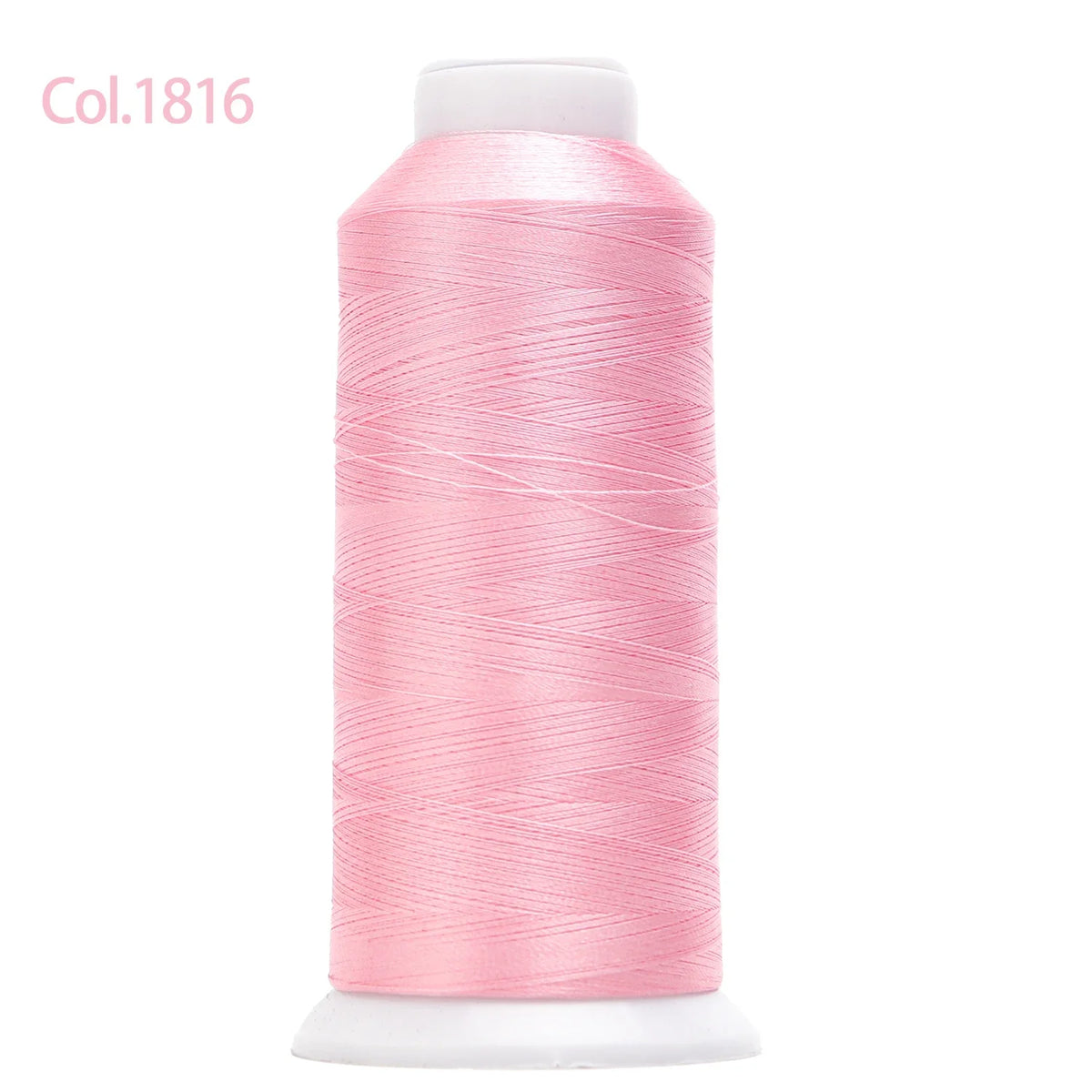 Spool of pink embroidery thread labeled Col.1816