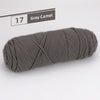 Gray Camel yarn skein shown in a close-up view.