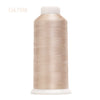 A spool of beige high tenacity machine embroidery thread labeled Col.1938.