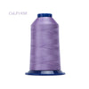 A spool of purple high tenacity polyester embroidery thread labeled Col.P1458.
