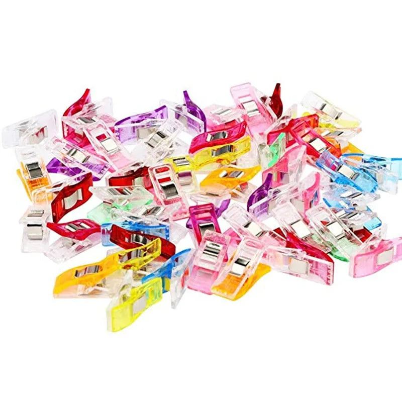 Colorful Multipurpose Sewing Clips (50 or 100 Pack)