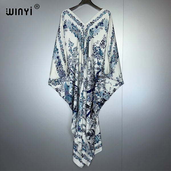 Boho Floral Print Maxi Dress