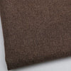 Close-up texture of coarse brown linen and cotton fabric used for DIY projects