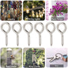 Stainless steel eye screw pins for jewelry making in various sizes
