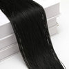 Black thread curtain tie-back for doors and windows displayed on a white surface.