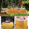 Tropical Raffia Grass Table Skirt for Luau & Beach Parties