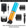 A set of cordless carpet trimmers and blades including a main unit, spare blade, and various attachments for fabric and detai