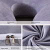 U-shaped maternity body pillow showing its features including a widening inner face, steady commitment to Baoma, removable zi
