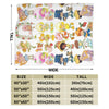 A colorful strawberry shortcake plush throw blanket featuring various cute fruit characters.