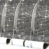 Roll of crystal rhinestone sticker ribbon with diamond trim for crafts and decor