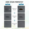 A set of non-slip mats designed to hide stains from water and coffee on laundry appliances.