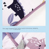 Detail display showing firm edge wrapping, hook and loop design, and easy carrying of a toddler nap mat set.