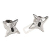 Silver star-shaped adjustable waist tightening buckle for jeans