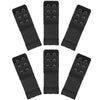 A set of black adjustable bra extender straps shown in various orientations.