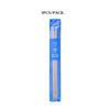 A pack of five stainless steel double-pointed knitting needles, 20 cm long.