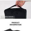 Black silicone anti-slip bottom handheld design seat cushion for tailbone relief