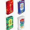 A set of football stickers featuring the FIFA World Cup and CAN MEX USA designs.