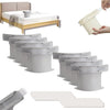 A set of heavy duty bed corner sheet grippers and a hand gripper are shown.