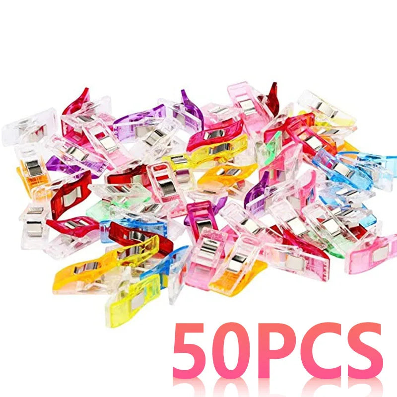 Colorful Multipurpose Sewing Clips (50 or 100 Pack)