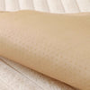 Tan plush anti-slip sofa seat cushion cover with a dotted texture