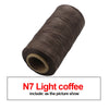 Roll of N7 Light coffee waxed thread for leather and crafting