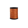 Spool of orange heavy duty nylon upholstery thread on a black core.