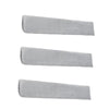 A set of three gray, rectangular oil-proof door handle covers.