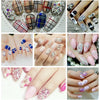 A collection of crystal flatback rhinestones in various colors and shapes for crafts and decor.