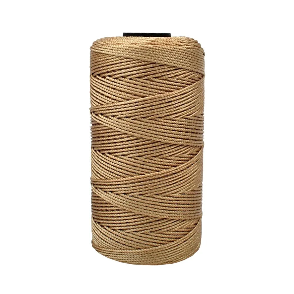 Spool of 1.5mm cotton silk thread used for knitting and crafting