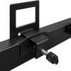Black extra-thick mattress slide stoppers designed for bed frames, showing the sliding mechanism and mounting hardware.