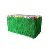 Tropical Raffia Grass Table Skirt for Luau & Beach Parties