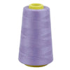 A roll of purple premium sewing thread with a yellow core.