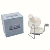 A box and hand operated wool yarn winder device for winding yarn.